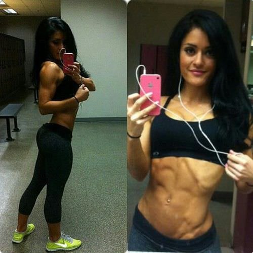 Фото девушки в спорте